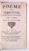 LA FONTAINE, JEAN DE. Poeme du Quinquina, et Autres Ouvrages en Vers.  1682